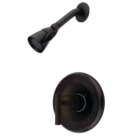 Kingston Brass Shower Faucet, 2, Wall Mount, Oil Rubbed Bronze KB6635CMLSO